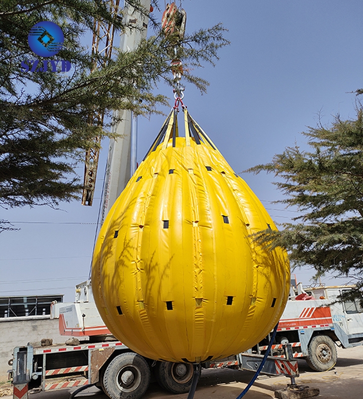 Crane 1T-50T Large Capacity High-strength PVC thickened knife-scratched fabric weighing loding testing water bag for lifting devices