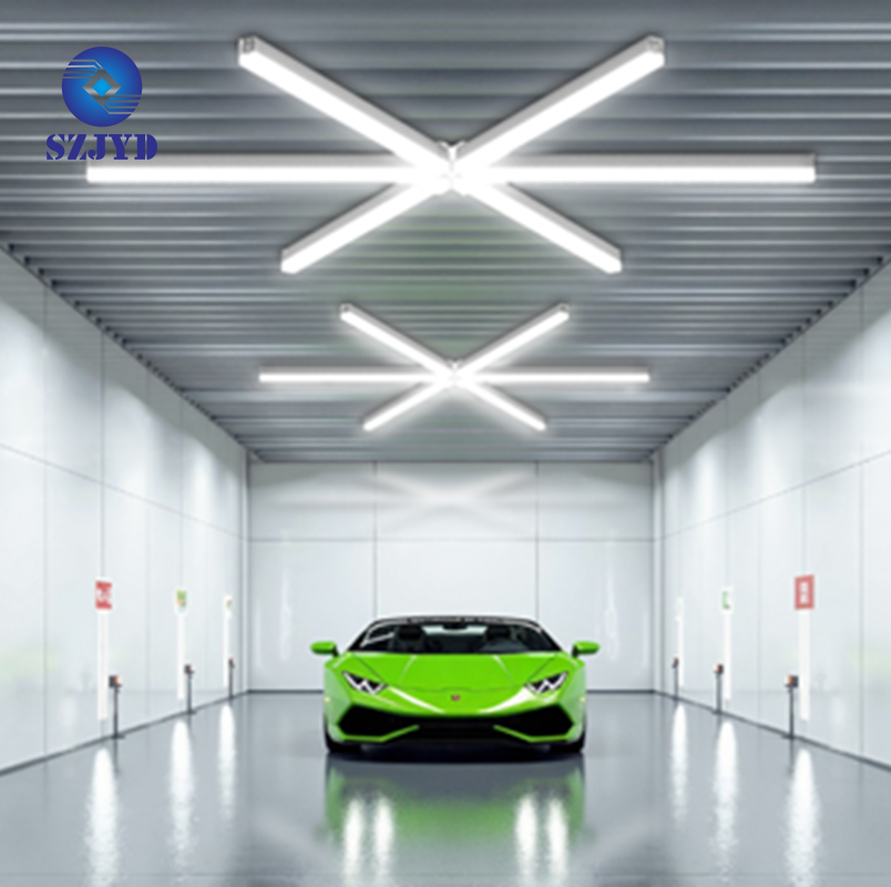 JYD-HGL-0006X LED Garage Light Indoor modelling light for Ceiling Customized Bluetooth RGB 110V/220V Wall Ceiling for Car Detailing Display Lights
