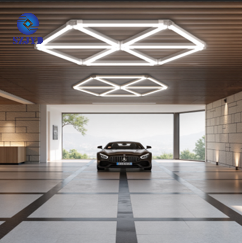 JYD-HGL-0016F-1 6500K Ultra Bright Easy Install Durable Modern Design Dimmable Garage Car Detailing Workshops Exhibition Hall Ceilling lights