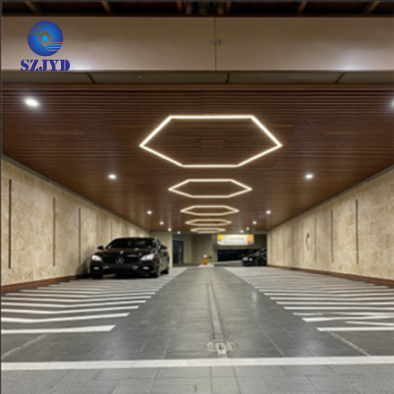 JYD-HGL-0006 Hexagon LED Motif Lights Workshop Lights Car Shop and Garage Detailing Honeycomb Lights Ceiling LED Work Lights