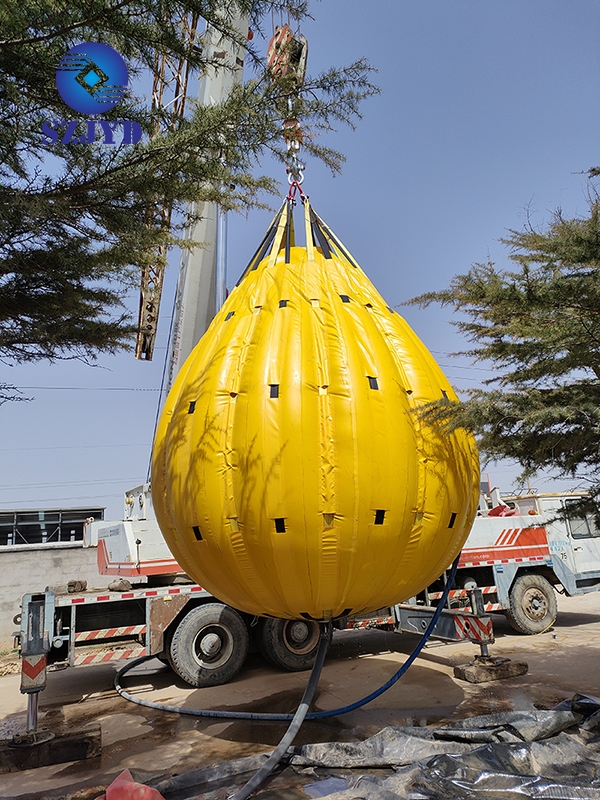 Crane 1T-50T Large Capacity High-strength PVC thickened knife-scratched fabric weighing loding testing water bag for lifting devices
