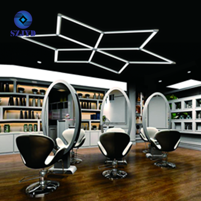 JYD-HGL-0018X DJ Workshop Hexagonal LED Light Touch Sensitive AC Power Supply Y-Shape, W Modular Free Combination LED Decorative Lamps