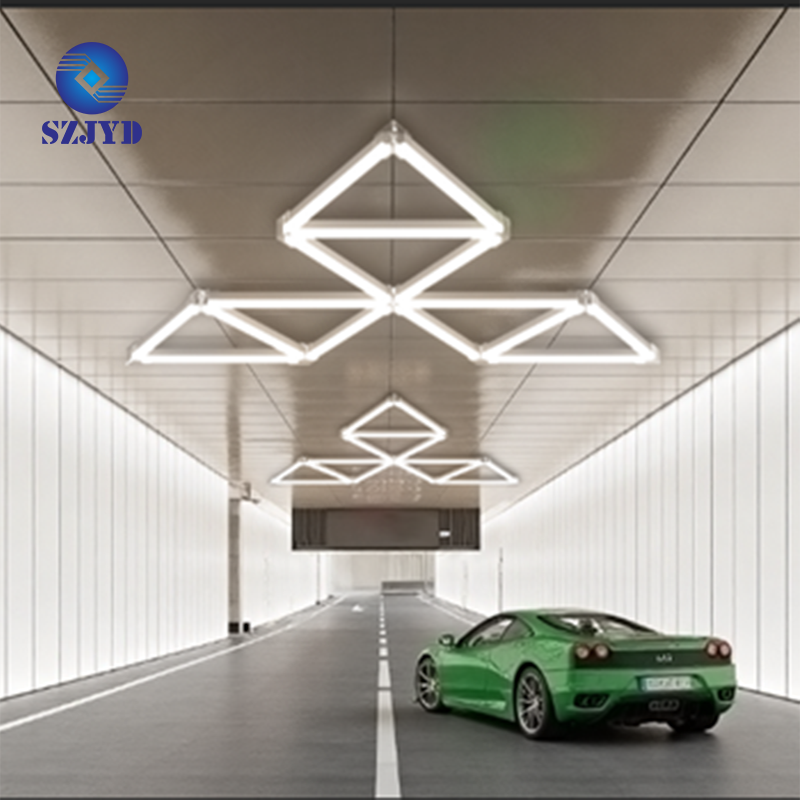 JYD-HGL-0015S RGB with Bluetooth Club Working Light 14 Hex Light with Red Border Inspection Detailing Honeycomb Hexagonal LED Decorative Lighting